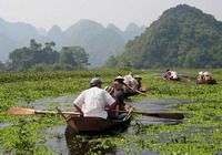 Travelers with Perfume Pagoda tour